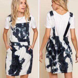 POL Tie Dye Overall Dress